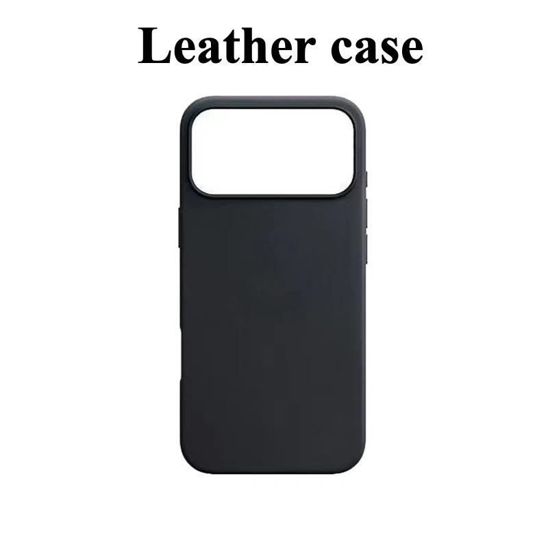 Business für Magsafe Lederhülle für IPhone17 Pro Max Air 15 14 13 12 Originalhülle Kabellose Ladehülle 16 mit Box