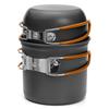 Camping Cookware Portable Mess Kit Camping Pot and Pans Cooking Set