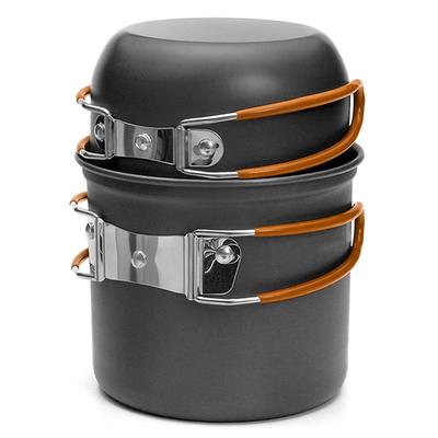 Camping Cookware Portable Mess Kit Camping Pot and Pans Cooking Set