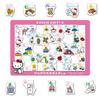 Tenyo In Sanrio Puzzle 80 Piece Set Puzzle with Antibacterial Coating and Storage Ages 3 and Up (Tenyo) [Made Japan] Child's 47, 60, A, Children's