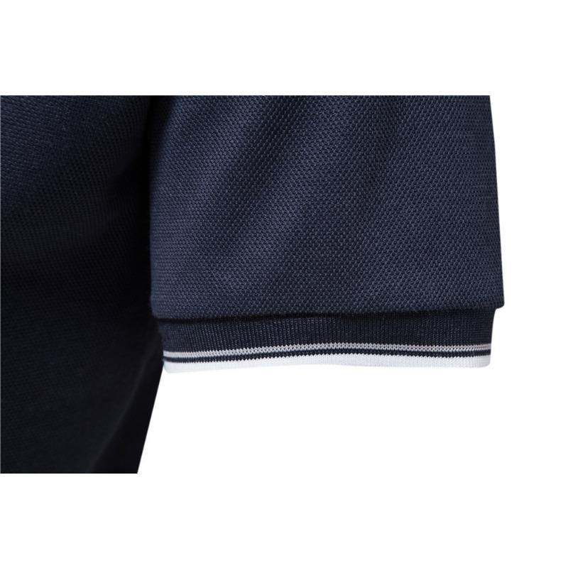 New Solid Color V-neck POLO Shirt for Spring and Summer