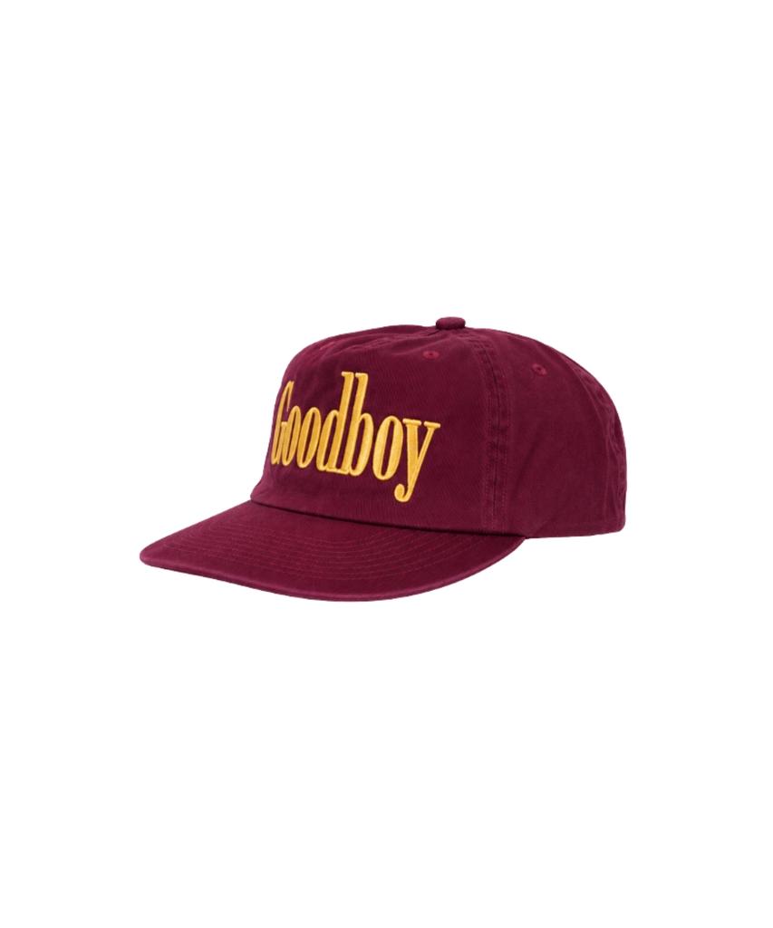 Egseuoegseuogusboi Goodboy Logo 5-Panel Cap - Wine