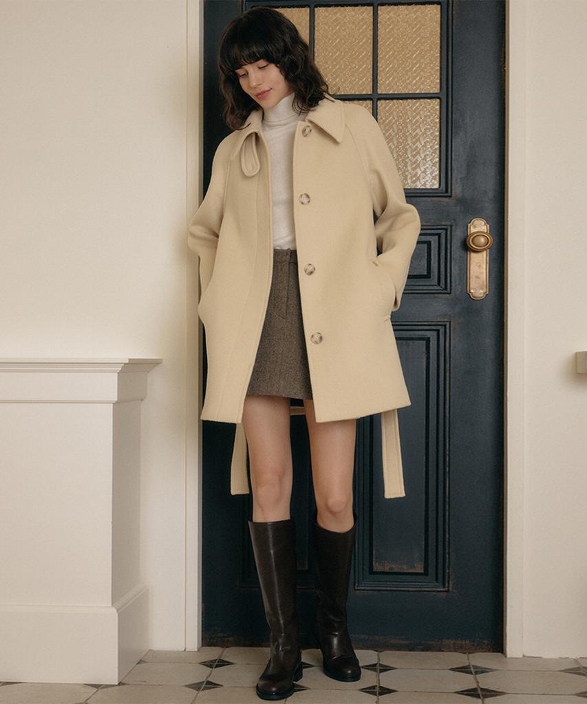 Lookast Kana Half Wool Coat / Kana Half Wool Coat-2Colors