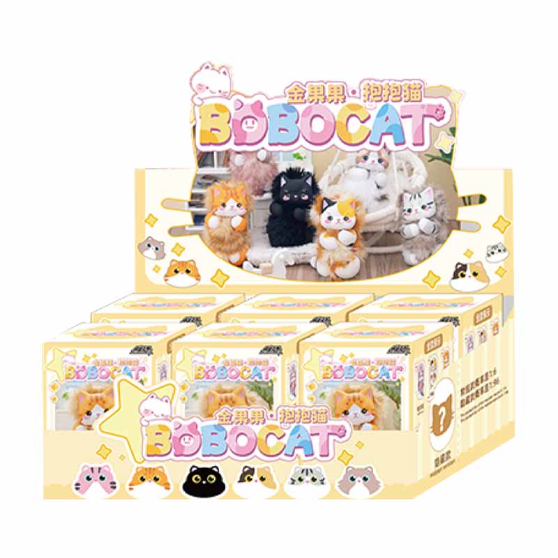

Boboco Golden Fruit Hug The Cat Series Blind Box Multiple Styles Cute Doll Backpack Pendant Trendy Toy Mystery Surorise Gift Random Surprise