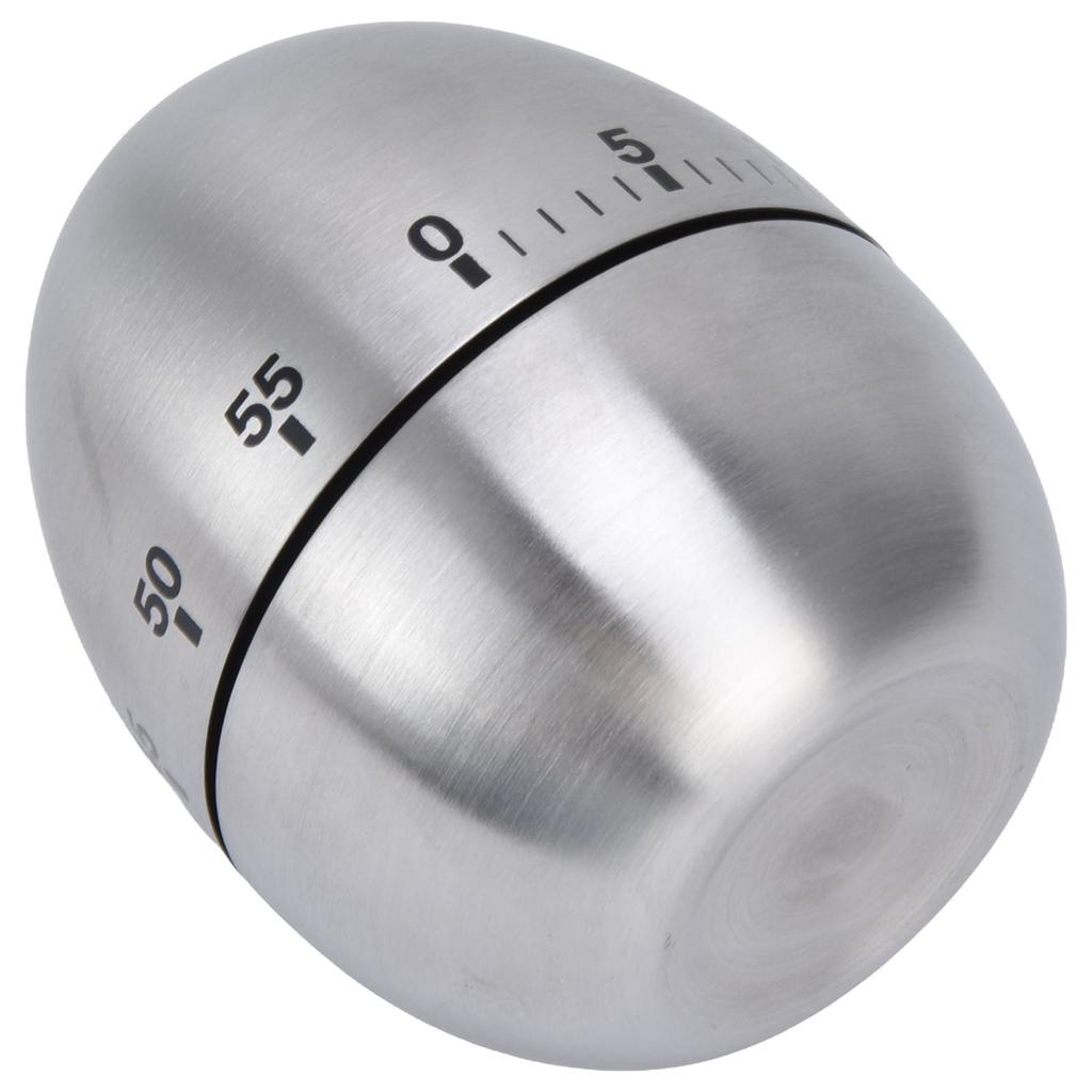 Kochtimer Eiförmig Klares Skalendesign Manuell Mechanisch 60 Minuten Küche Backen Timing Erinnerung
