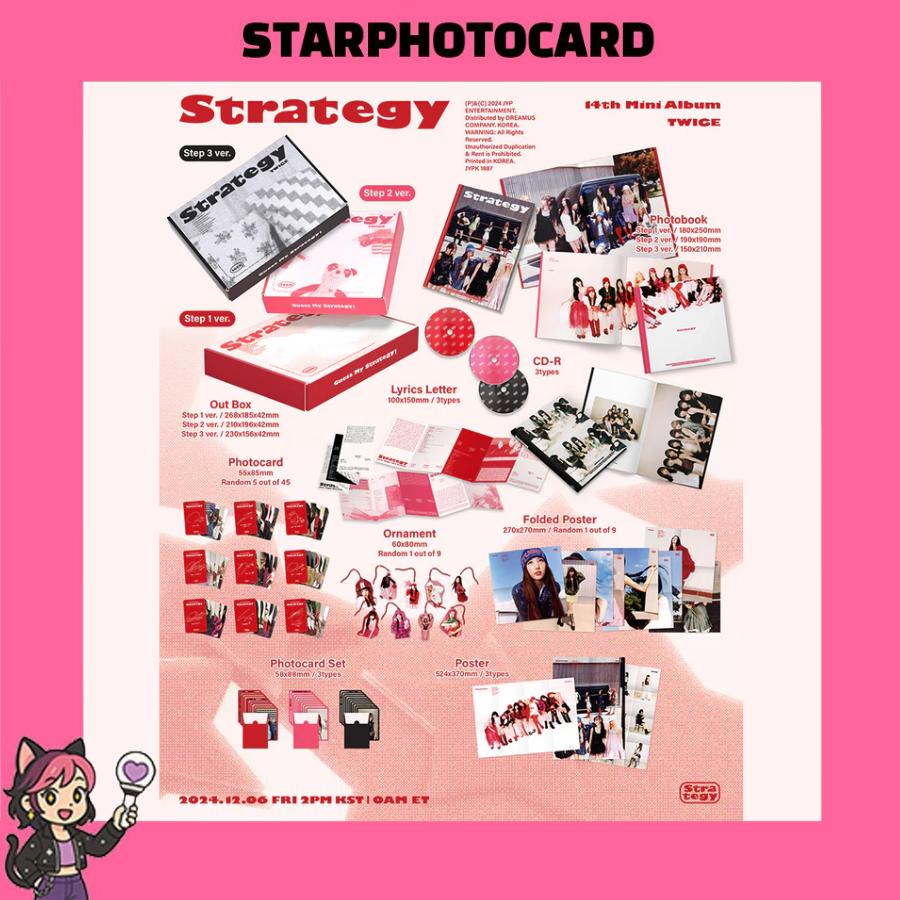 Cumpără [PRODUS PE STOC] TWICE - Al 14-lea Mini Album STRATEGY | Joom