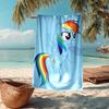 Rainbow Dash Fashion Beach Towel: Ideal for Summer Adventures Soft, Absorbent and Quick Drying Suitable for Swimming and Bathing