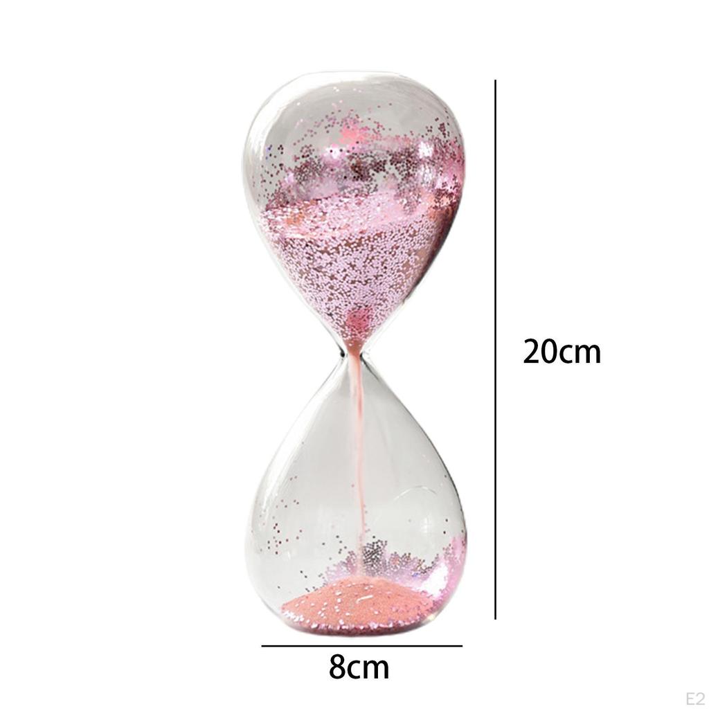 Dekorative Sanduhr - Stundenglas mit Glitzer für den Bürogebrauch