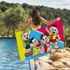 Comic M-Monica and Friends Towel Beach Yoga Gym Lightweight Portable For Swimming Shower Travel Sports Accessories Sandproof