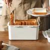 Fresh Keeping Sandwich Box Plastic Vegetable Fruit Storage Container Portable Toast Box  Kitchen
