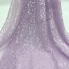Tessuto di Pizzo Ricamato Full Paillettes Lucide Multicolore Materiale da Cucito Fai da Te per Abito da Sposa Tessuto Decorativo per Abbigliamento