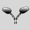 Motorcycle Rear View Side Mirror 8mm For Harley Road King Touring XL 883 Sportster Fatboy Dyna FXDF FLSTF Softail Springer V-ROD