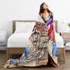 Blankets Britain Paddington Brown Bear Throw Blanket  Flannel Bedspread For Couch Chair Sofa Bed Fluffy Sofa Bed Cover