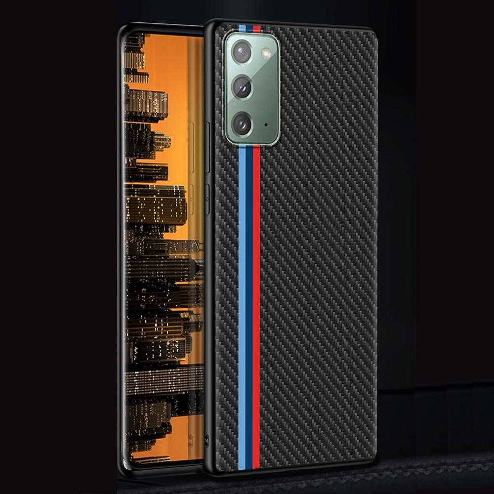 Автомобильный чехол из углеродного волокна для Samsung Galaxy Note 20 Ultra 10 Lite 9 8 A12 A52 A51 S20 FE A50 A71 A21s черный мягкий чехол для телефона