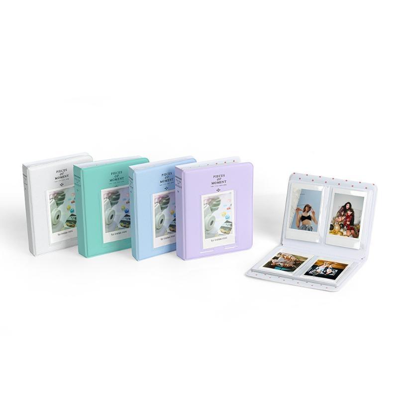64 Pockets Fujifilm Instax Mini Album – Picture Case For Wedding, Instant Card Storage, Keepsake Gift