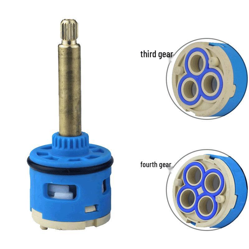 3/4-Hole Faucet Cartridge Valve Core, 3/4-Function Shower Bathtub Mixer Tap
