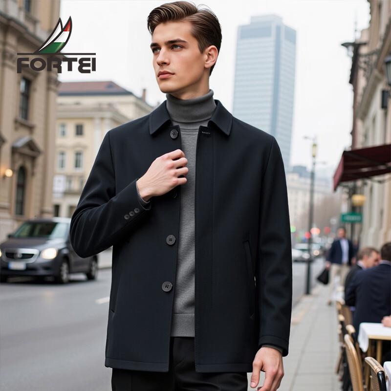 Futing Men s Executive Windproof Business Casual Jacket 50