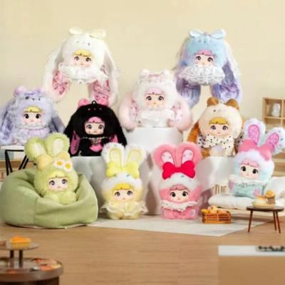 New 100% Genuine Nommi Glutinous Rice Honey Bunny Series Blind Box Mi Bao V2 Plush Toy Bag Pendant Girl Birthday Perfect Gift