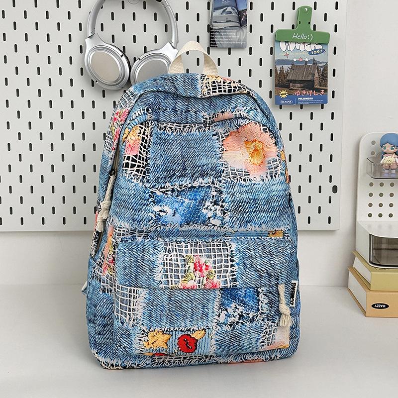 Neuer hochwertiger fauler Stil personalisierter Batik-bemalter Rucksack für Mittelschüler, leichter Rucksack mit großem Fassungsvermögen