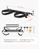 Golf Bag Holder Bracket Attachment Adjustable Bag Bar for Most 2+2 Cart
