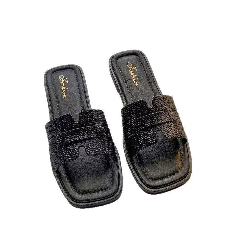 2025 Französischer Stil Damen Sommer Strandschuhe – Schick, Flachsohlig und Influencer-Approved