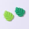 20pcs Kawaii Cute Mix  Leaf Flat Back Resin Dome Grass Clipbook DIY Jewelry Craft Decoration Accessories