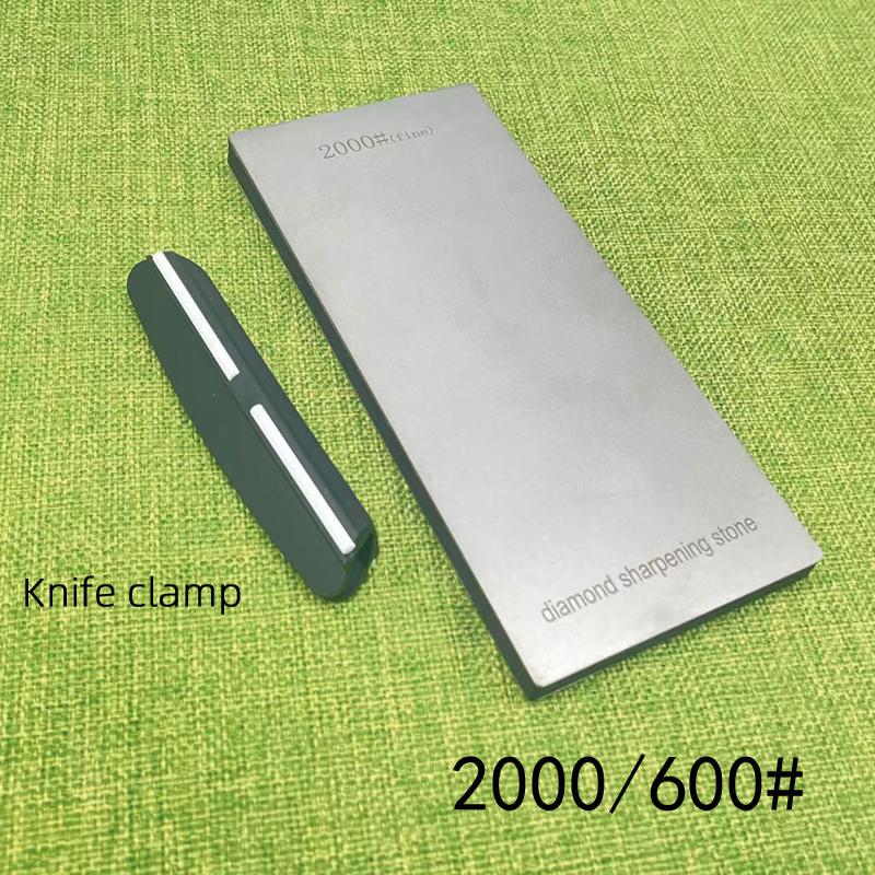 Oboustranný diamantový ostřící kámen Ostřič nožů Brusný kámen Diamantové nástroje Jemné broušení Ostrý kámen 170*75MM