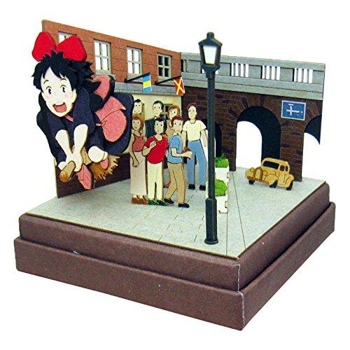 Sankei Studio Ghibli Mini Kiki's Delivery Service Kiki Arriving in Koriko Non-Scale Paper Craft MP07-82