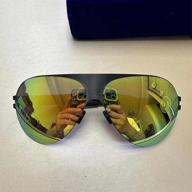 

ГЕРМАНИЯ, очки из нержавеющей стали, стальные лезвия, элитные брендовые солнцезащитные очки, креативные отличительные мужские ультралегкие и тонкие очки