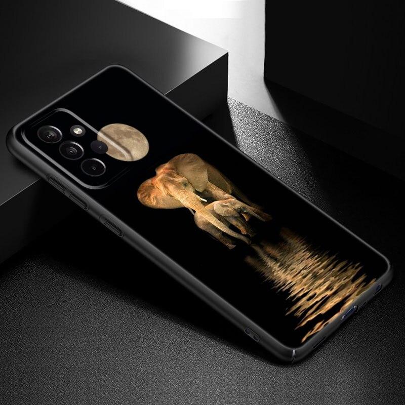 Dyr Elefant Telefondeksel For Samsung Galaxy A21 A30 A50 A52 S A13 A22 A32 A33 A53 A73 5G A11 A12 A31 A51 A70 A71 A72 Deksel