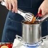 Stainless Steel Kitchen Deep Frying Pot With Strainer Basket Tong Chicken Fried Pan Strainer Cooking Tools