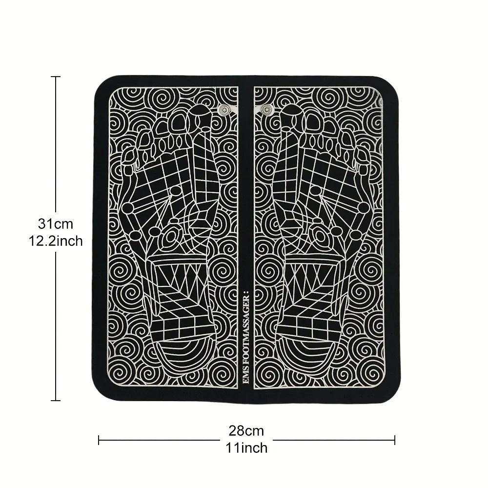Foot Acupoint Massage Pad USB Charging Improve Blood Circulation Muscle Massage Relaxation Convenient Electric Sole Massage Tool