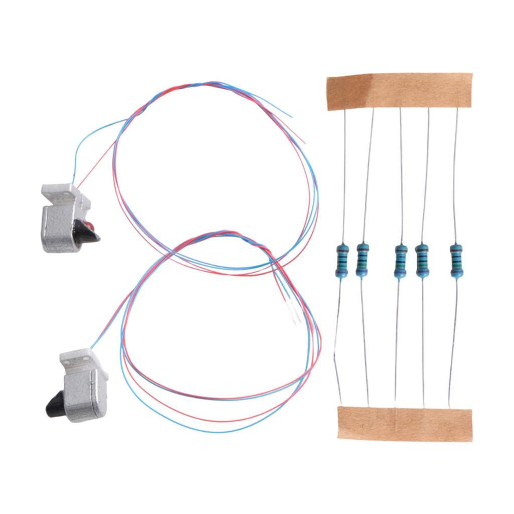 With Wires / LEDs Dwarf Signals 20mA Green Green+Red Light OO/HO Scale Layouts