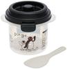 Skater Microwave Rice Rice with Rice Made In Cooker, Maker, 1-cup Capacity, Basket, Pingu, 640ml, Japan, UDG1-A