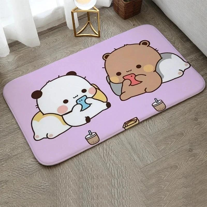 Bubu and Dudu Home Entrance Doormat Balcony Bathroom Floor Mats Welcome Mat Small Size Non-slip Rug Bedroom Carpet Homes Decor