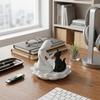 Creative Girl And Cat Statue 3D Printed Lotus Cat Sculpture Collection Desktop Ornaments  Home