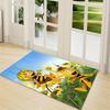 1Pc Bee Garden Carpet Rug Customizable Soft Washable Antislip Home Living Room Sofa Mats Personalized Rug 09173