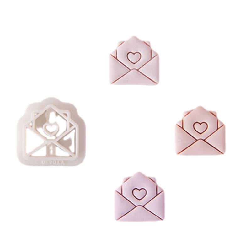 Heart Clay Cutters Clay Jewelry Cutters Valentine's Day Clay Earring Cutters DIY Earrings Accessories for Jewelry Making