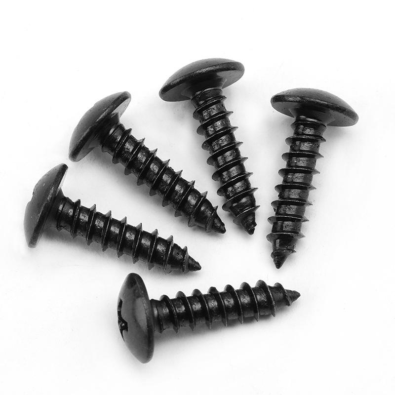 Black TA Phillips Mushroom Head Self-Tapping Screws and Nails M3/M4/M5/M6