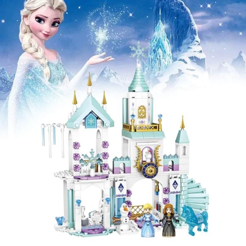 Enchanting Frozen Princess Castle Building Blocks Puzzle Toy For Creative Kids