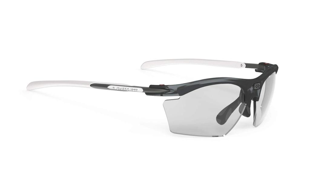 Sports Sunglasses Running RYDON SLIM Frozen Ash Frame ImpactX2 Photochromic Laser Black Lens [Rudy Project] - Road, Triathlon, MTB, - - - -