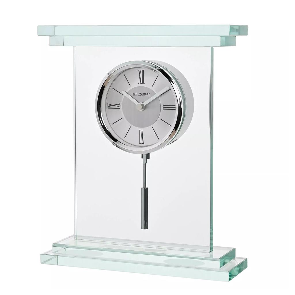 William Widdop Glaspendelklocka