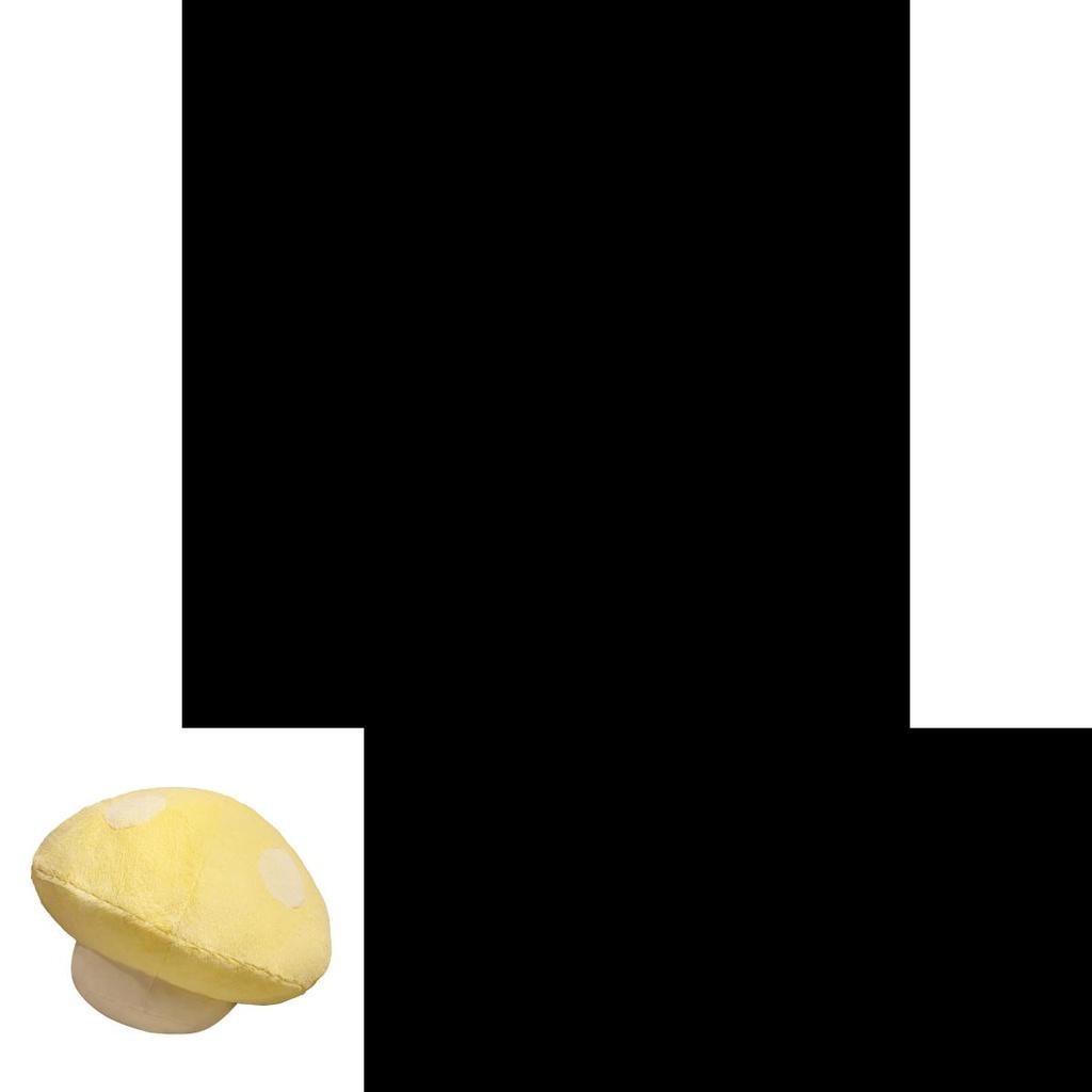 Soft And Cuddly Mushroom Pillow For Home Decor And Kids' Gifts Yellow/grey/pink/green