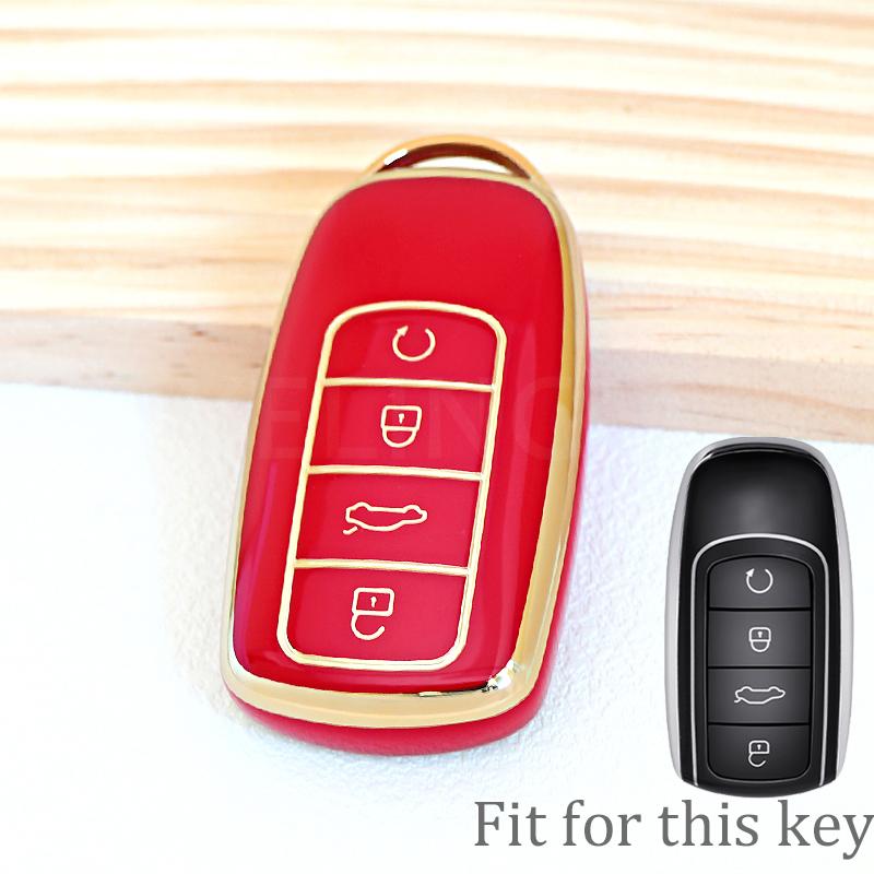 4 Buttons For Chery Omoda 5 C5 Tigo 7 8 Pro Max Tigo 7 8 Plus Arrizo 5 Plus Keychain Car Keys Accessories Holder Key Cover Case
