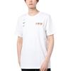 Nike Solid Color Logo Print Pullover Crew Neck Short Sleeve T-Shirt Men Tops White DC9194-100