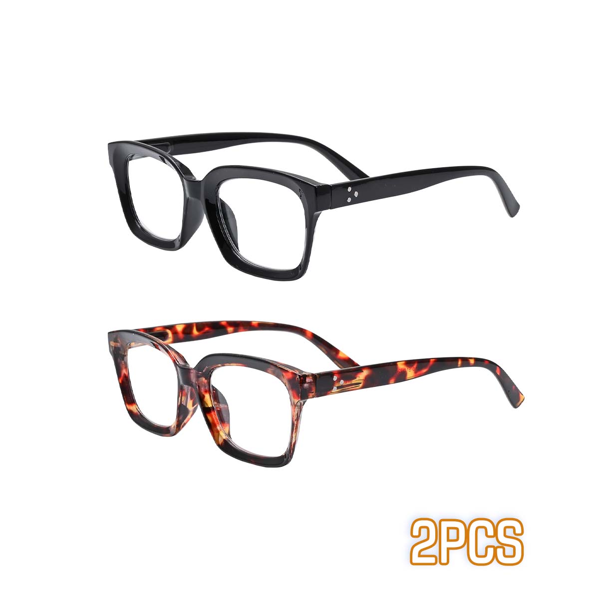 

2 Pack Women s Large Frame Auto-Focus Reading Glasses Anti Blue Light Trendy Eyewear for Reading Books And Computer Viewing