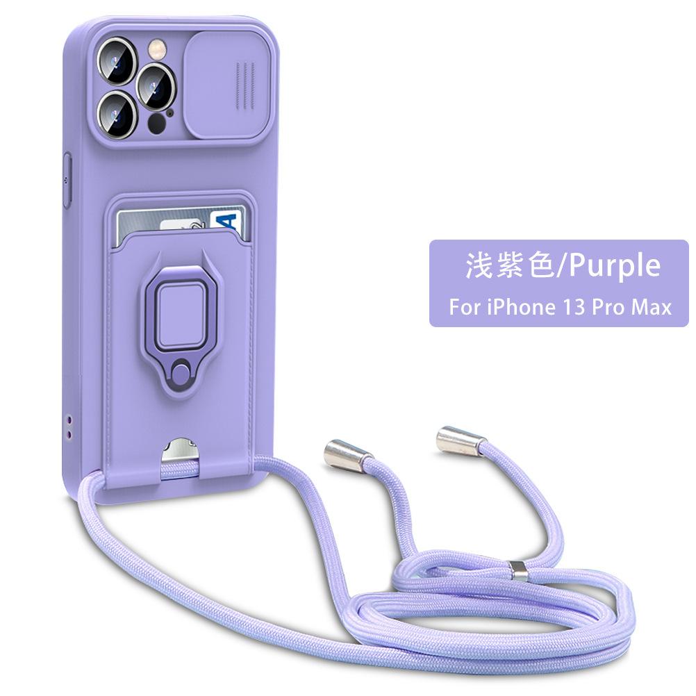 Applicable To Transsion INFINIX note40Pro Card Mobile Phone Case HOT50 Push Window POVA6 Bracket Lanyard Cover