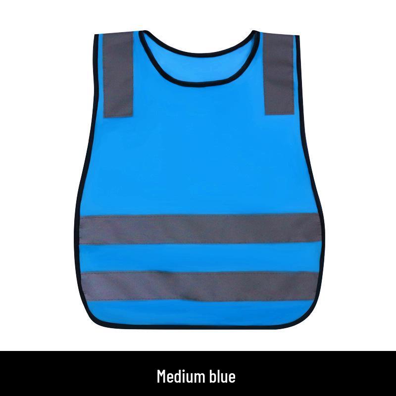 Fluoreszierende gelbe reflektierende Sicherheitsweste für Kindergarten- und Grundschüler