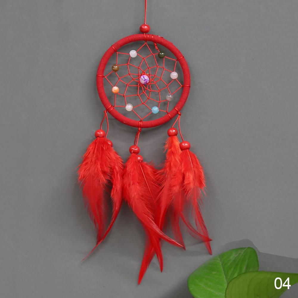 Feather Dream Catcher Handmade Wall Hanging Wind Chimes Creative Hollow Home Car Ornament Craft Decoration Gifts