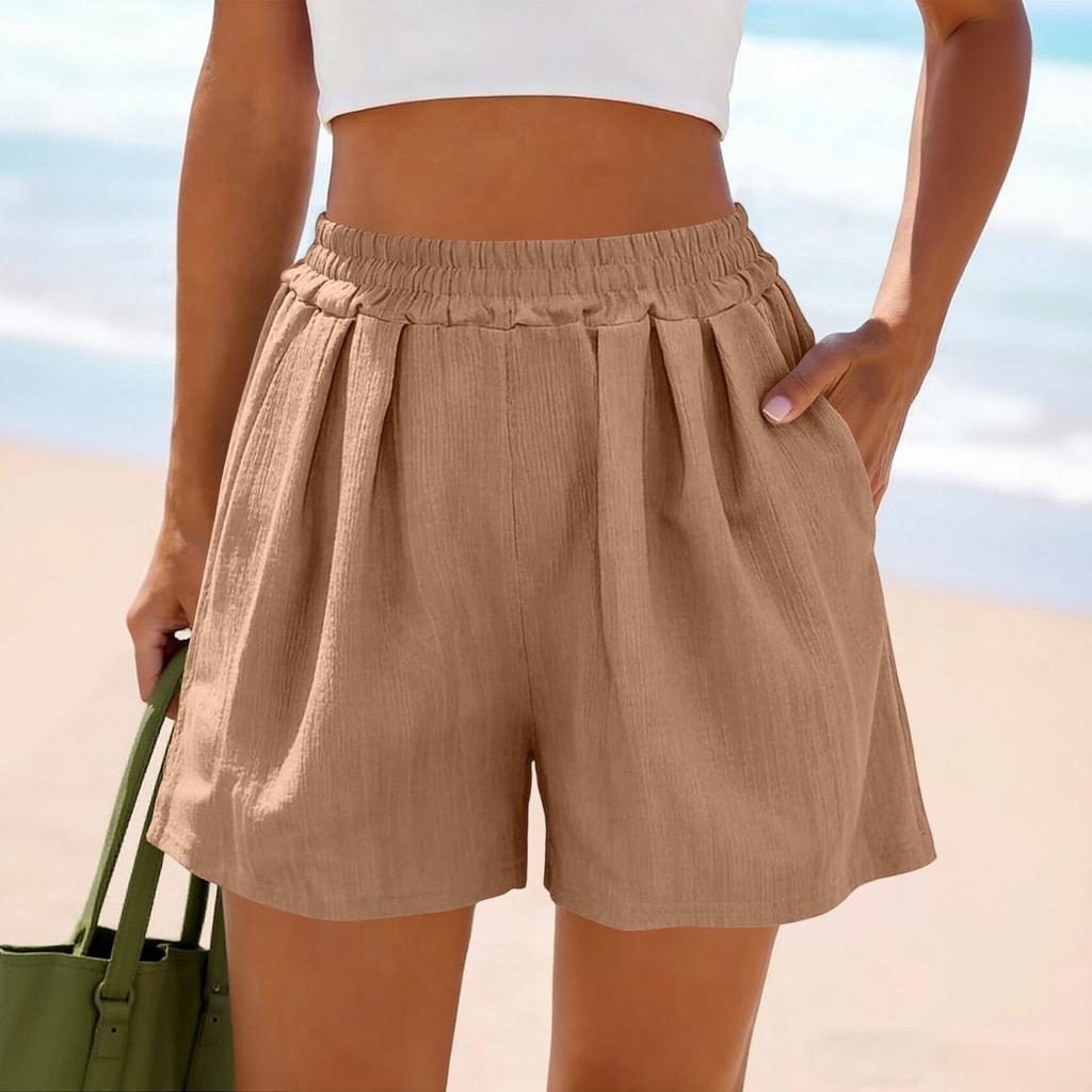 Women's Wide Sports Casual Loose Fashion Pocket Shorts